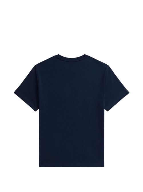 T-shirt bambino Ralph Lauren navy con logo RALPH LAUREN KIDS | A12428002